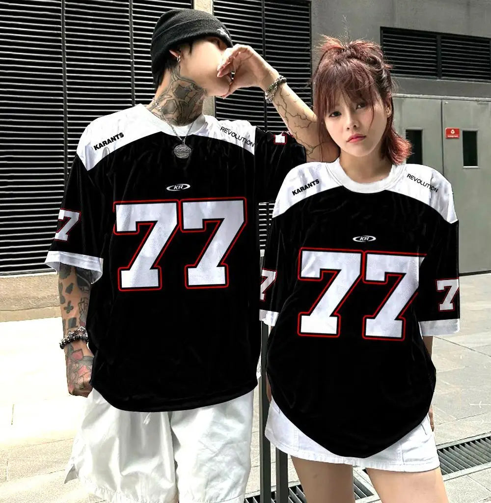 Fashion Men'S T-Shirt 3D Patchwork Color Digital Printed Men'S Jersey Couple Style Neutral Short Sleeved Loose Oversized T-Shirt-Gennys fashion