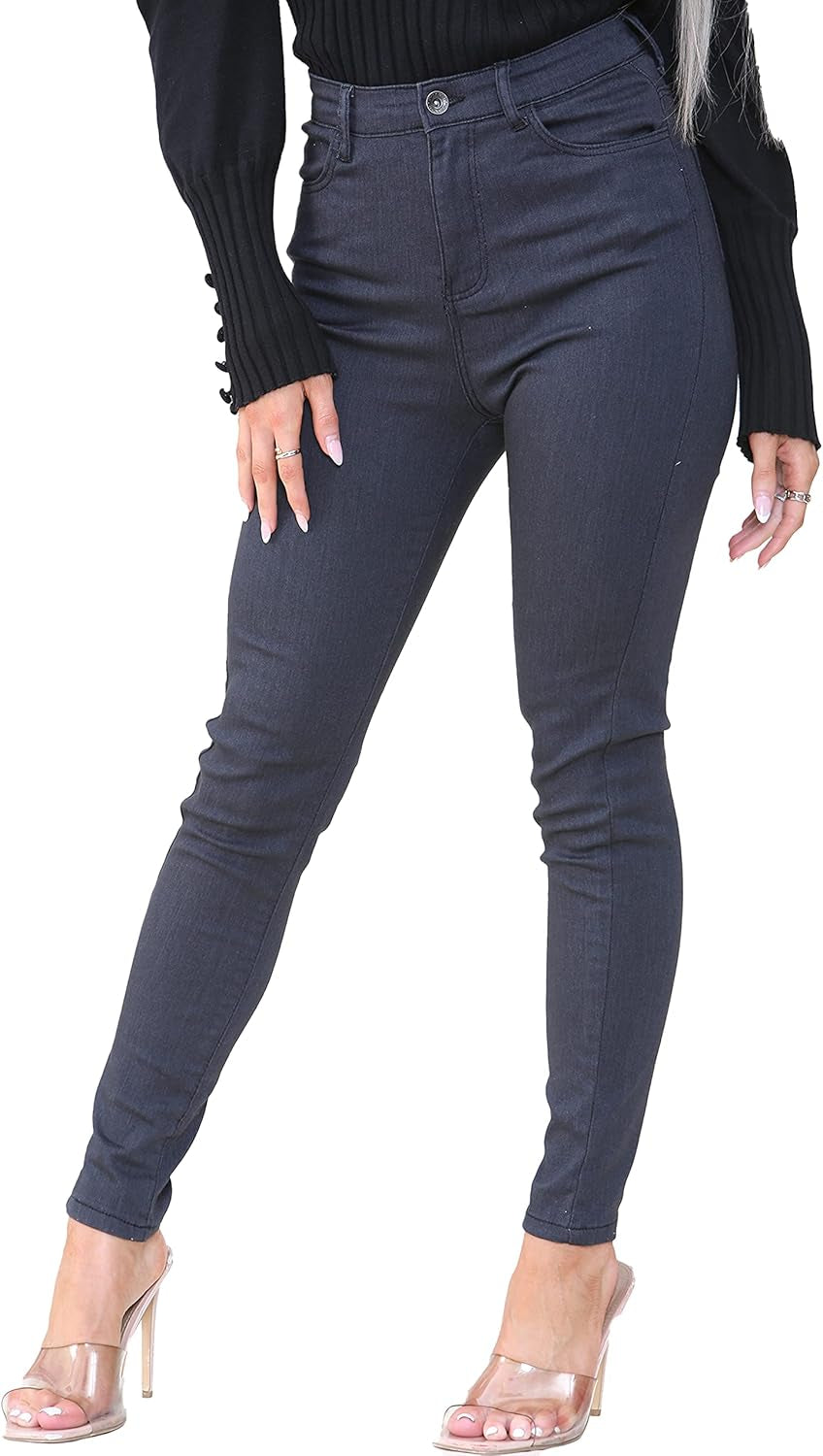 Womens Jeans Skinny Stretch Jean High Waisted Denim Pants-Gennys fashion