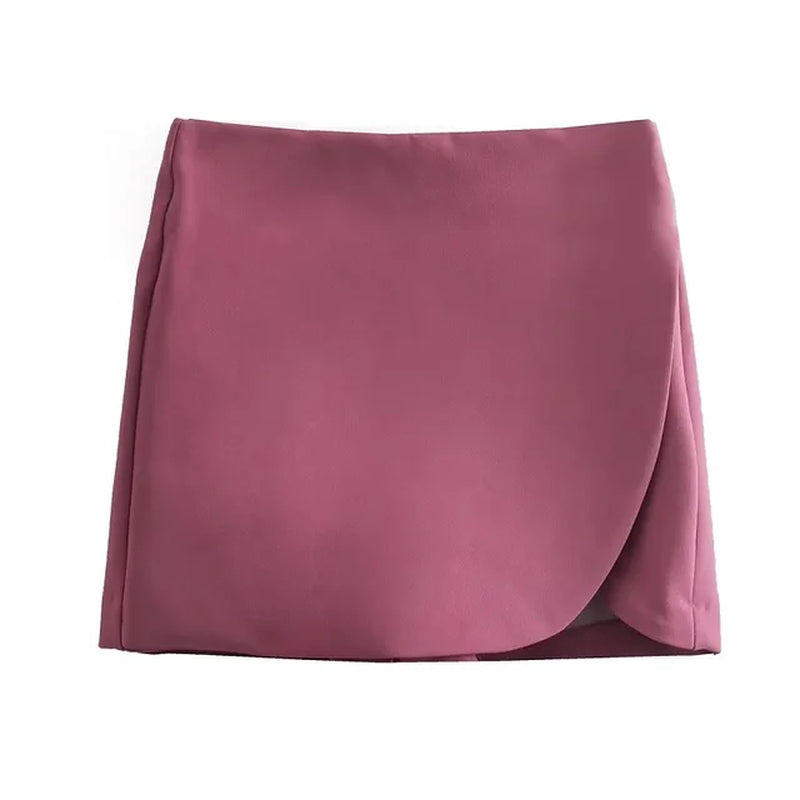 Black Pink Sex Mini Skirt Shorts Woman High Waist Shorts Women'S Summer Shorts Autumn Fashion Wrap Shorts Skirt-Gennys fashion