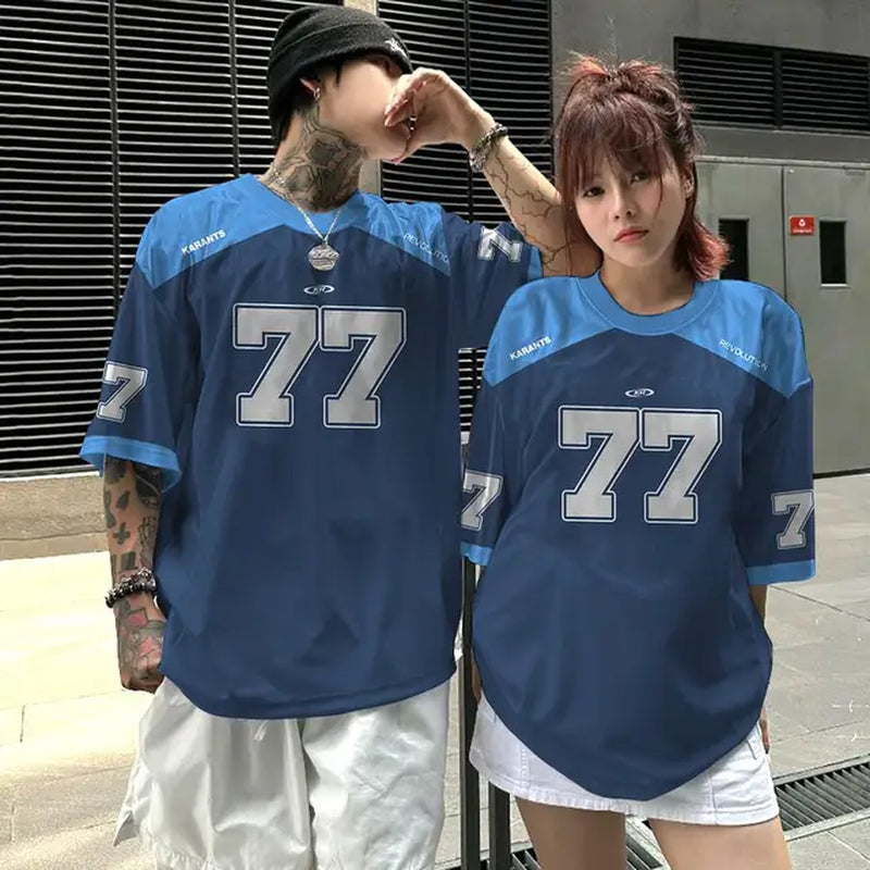 Fashion Men'S T-Shirt 3D Patchwork Color Digital Printed Men'S Jersey Couple Style Neutral Short Sleeved Loose Oversized T-Shirt-Gennys fashion