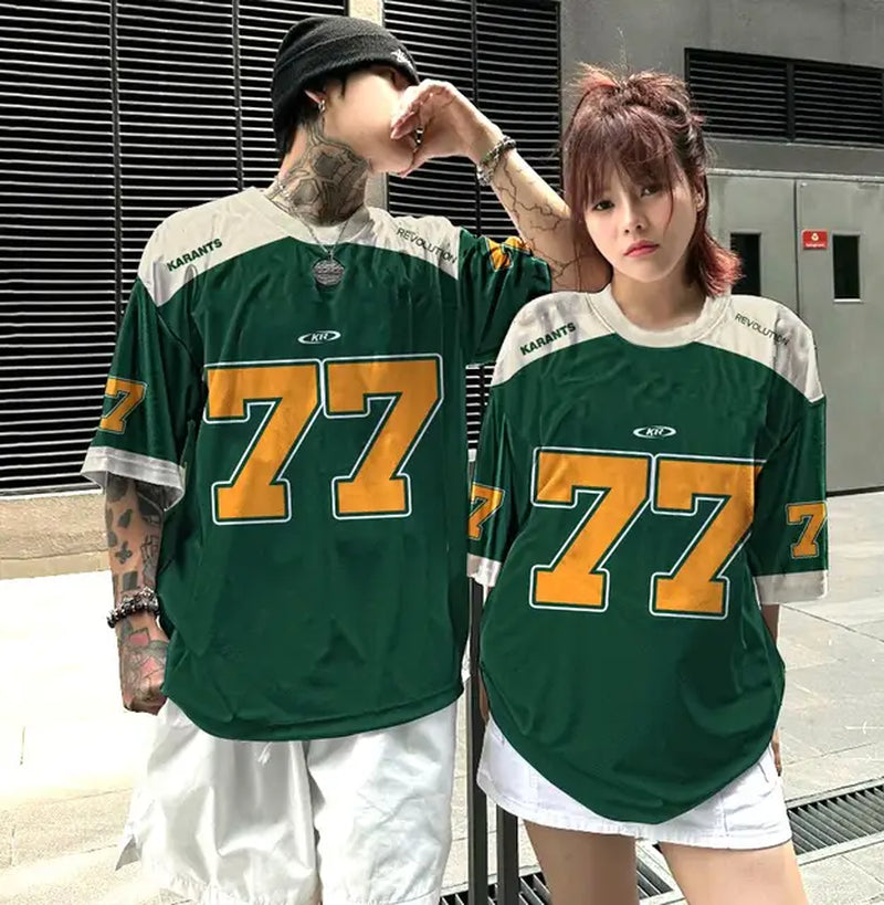 Fashion Men'S T-Shirt 3D Patchwork Color Digital Printed Men'S Jersey Couple Style Neutral Short Sleeved Loose Oversized T-Shirt-Gennys fashion