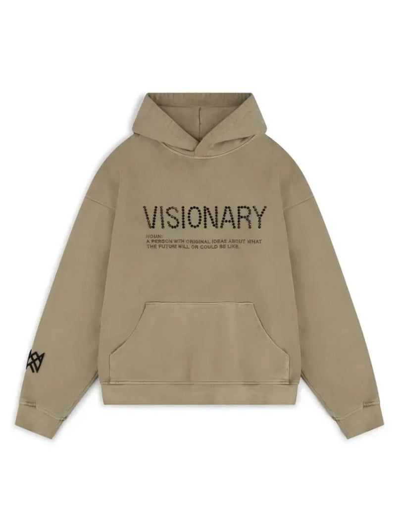 Retro Hot Brick Letter Hooded for Women Sweatshirts Street American Personality Y2K Autumn Men'S Retro Sweatshirt Women Clothing-Gennys fashion