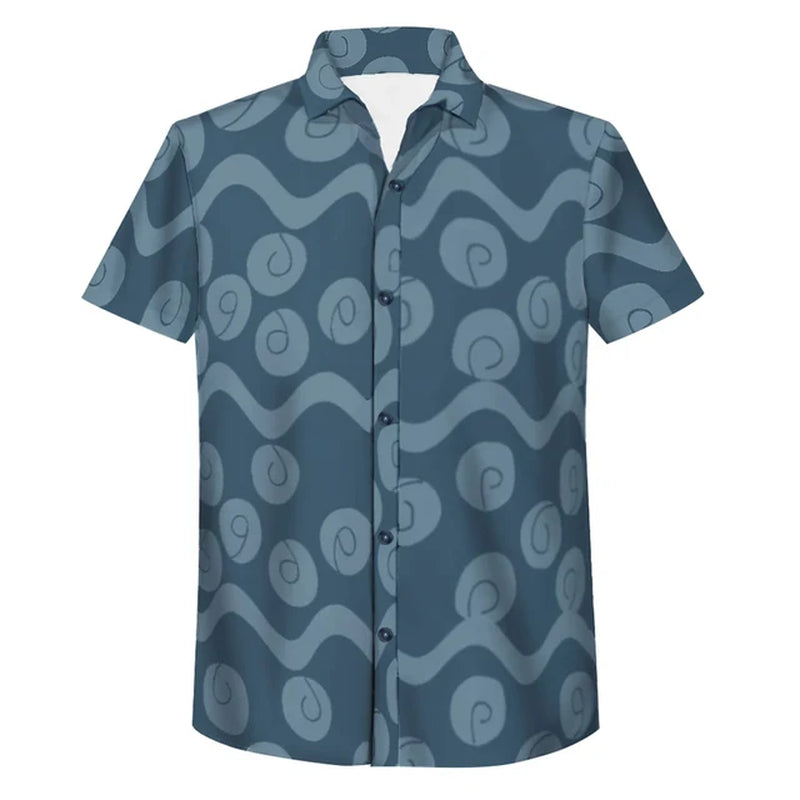 Hawaiian Men'S Shirt Clothing Sunflower 3D Print Cosplay Clothing Summer Anime Short Sleeve Beach Fashion Oversized Lapel Tops-Gennys fashion