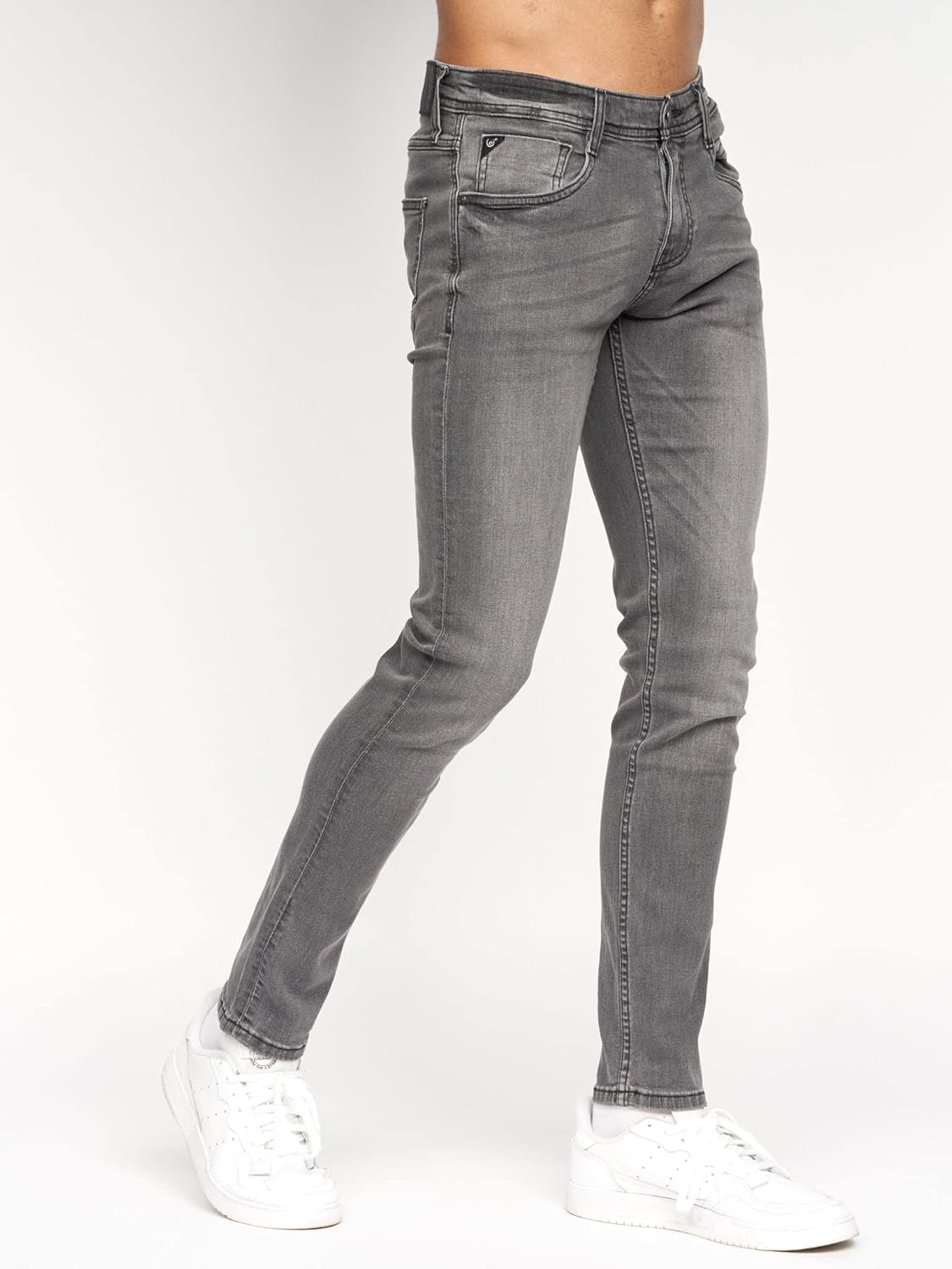 - Mens 'MAYLEAD' Everyday Essential Slim Fit Stretch Jeans | 'TRANFOLD' Ripped Faded Abraised Effect Cotton Rich Straight Jeans - W30-W40 L30-L34-Gennys fashion