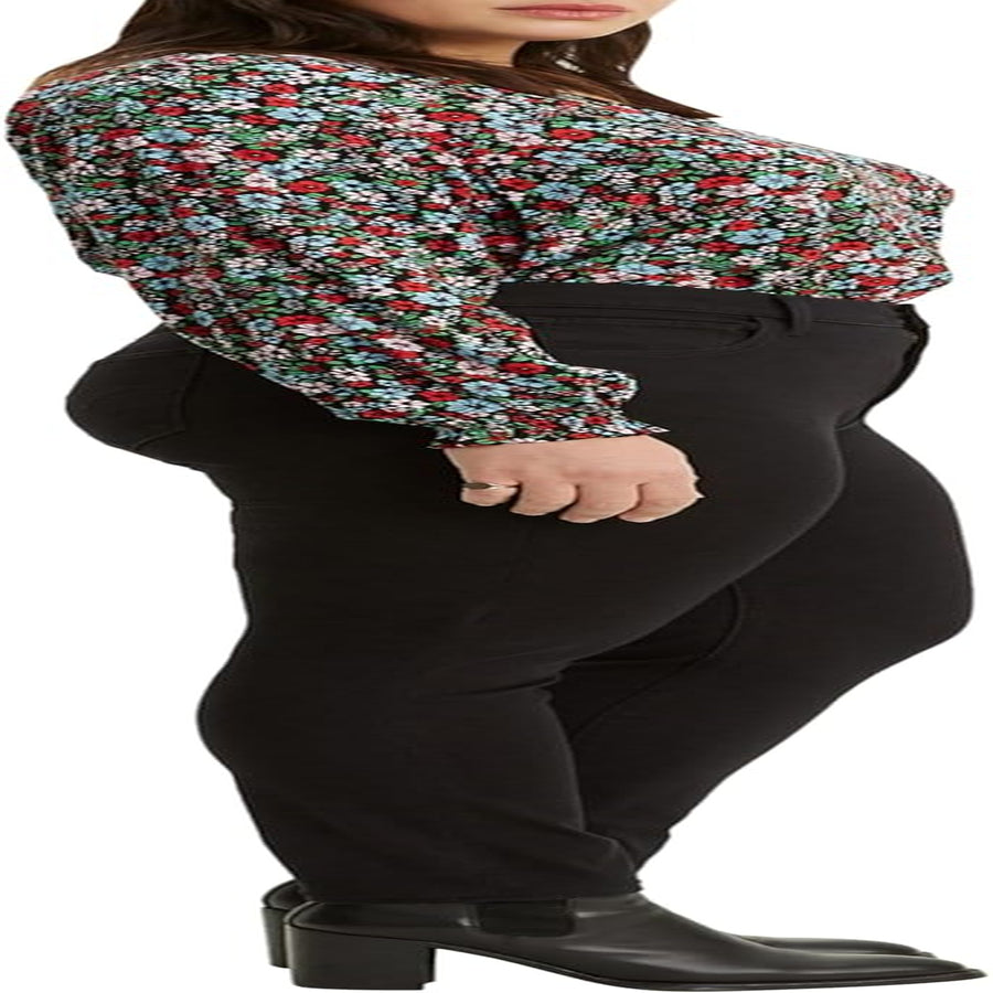 Women'S plus Size 721 High Rise Skinny Jeans-Gennys fashion