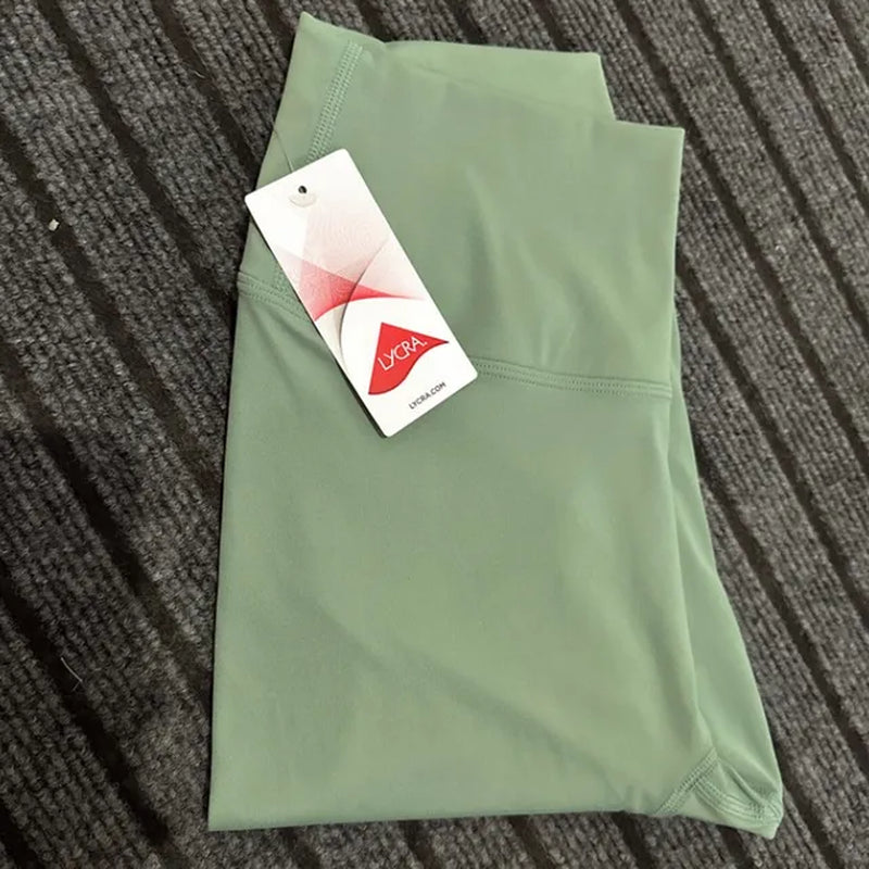Solid Color 3.0Comprehensive Training Jog25"Soft High Waist Gym Yoga Legging plus Size Women Sport Pant Athletic Internal Pocket-Gennys fashion