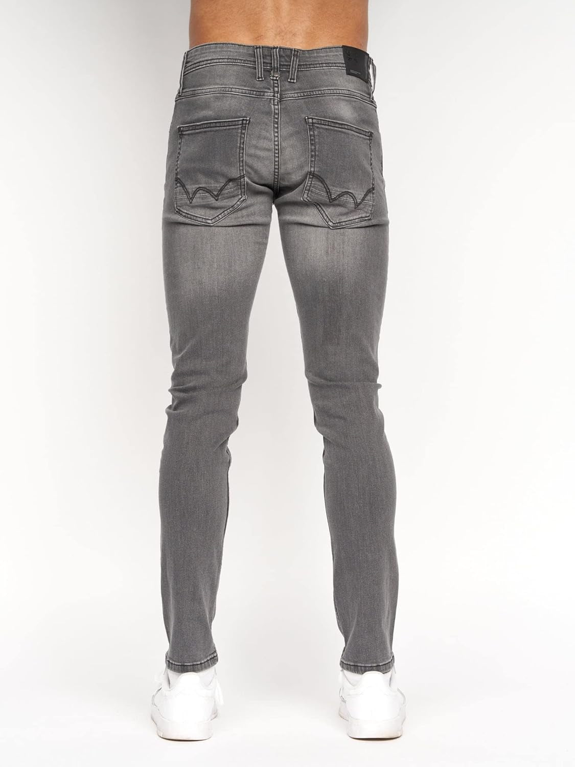 - Mens 'MAYLEAD' Everyday Essential Slim Fit Stretch Jeans | 'TRANFOLD' Ripped Faded Abraised Effect Cotton Rich Straight Jeans - W30-W40 L30-L34-Gennys fashion