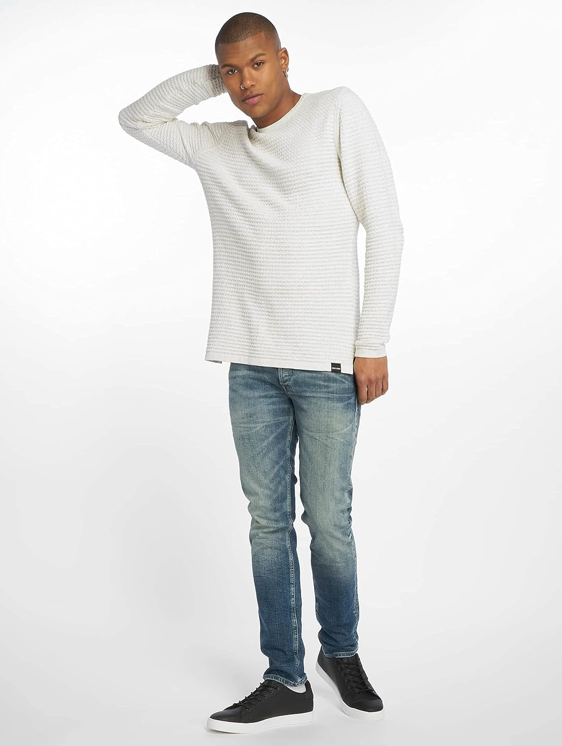 Male Slim Fit Jeans JJIGLENN JJICON JJ 257 50SPS Slim Fit Jeans-Gennys fashion