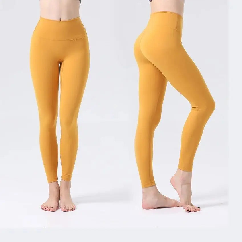 Solid Color 3.0Comprehensive Training Jog25"Soft High Waist Gym Yoga Legging plus Size Women Sport Pant Athletic Internal Pocket-Gennys fashion