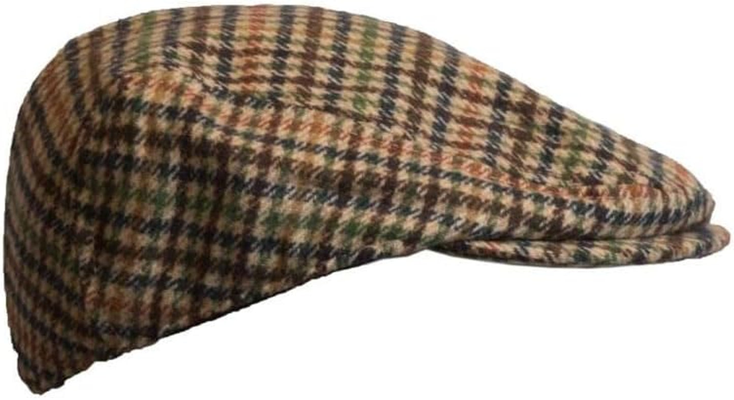 - Wool Blend Braxton Flat Cap-Gennys fashion