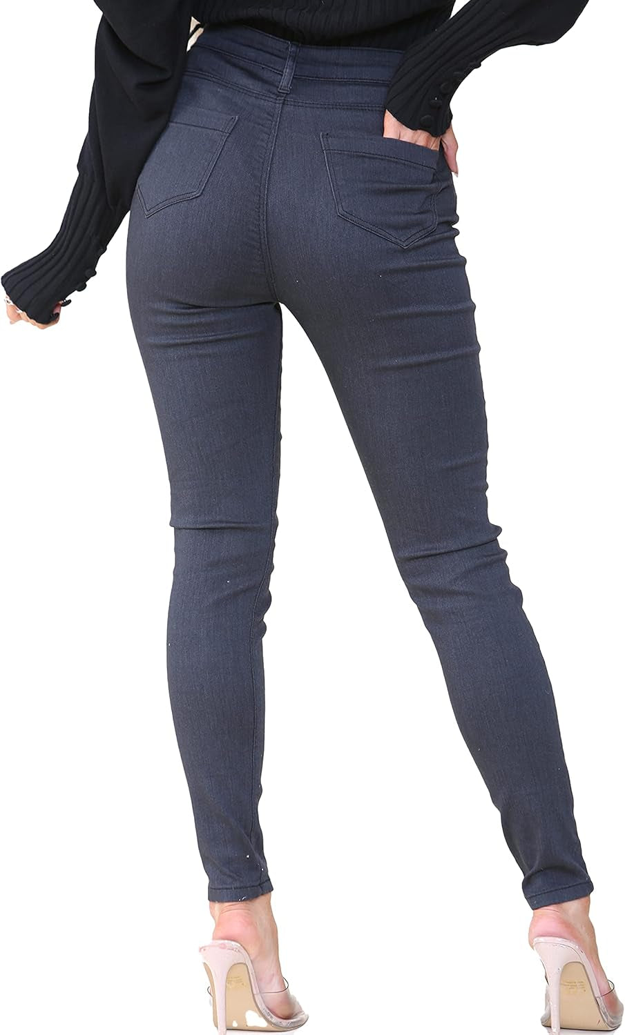 Womens Jeans Skinny Stretch Jean High Waisted Denim Pants-Gennys fashion