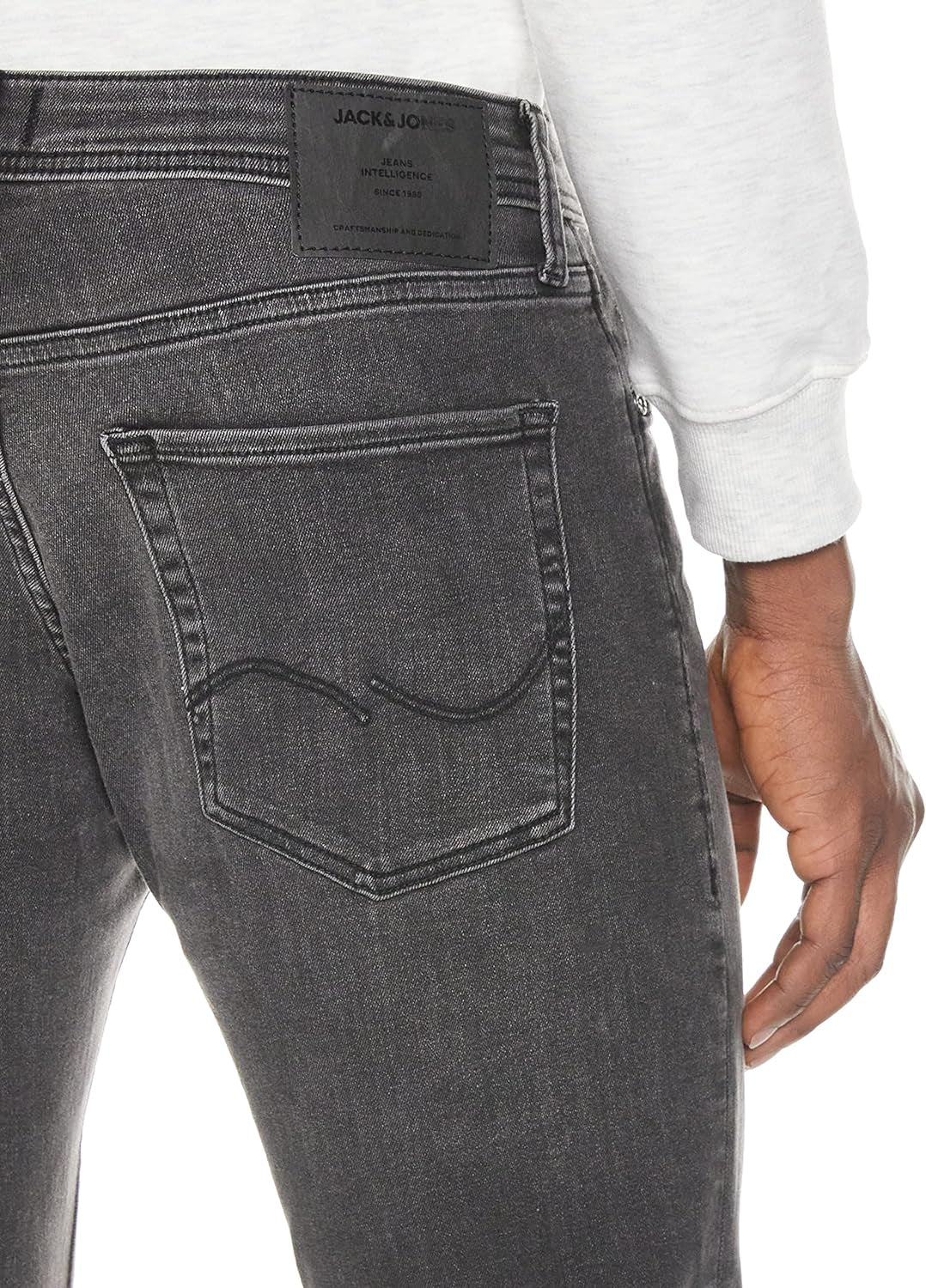 Male Slim Fit Jeans JJIGLENN JJICON JJ 257 50SPS Slim Fit Jeans-Gennys fashion