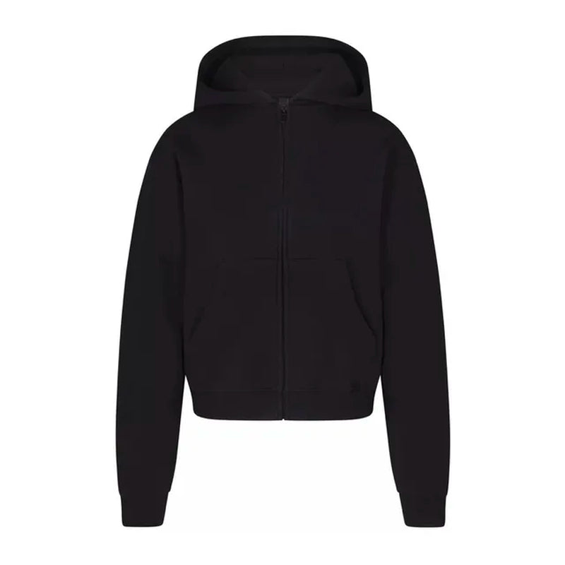 Kendall COTTON FLEECE ZIP up HOODIE Kims Cotton Fleece Zip up Hoodie-Gennys fashion