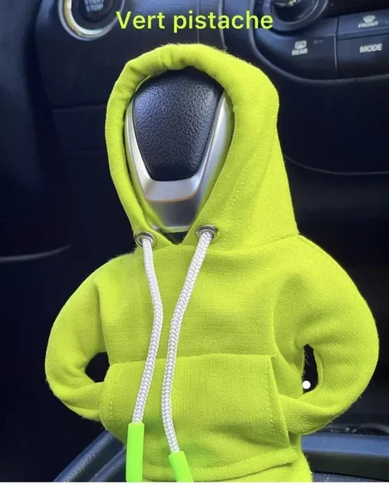 Hoodie Car Gear Shift Cover Fashion Gearshift Hoodie Car Gear Shift Knob Cover Manual Handle Gear Sweatshirt Change Lever Cover-Gennys fashion