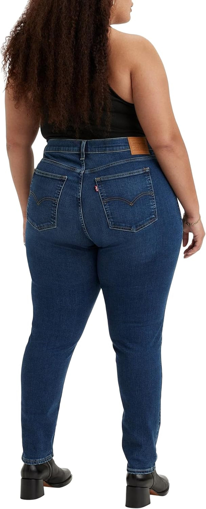 Women'S plus Size 721 High Rise Skinny Jeans-Gennys fashion