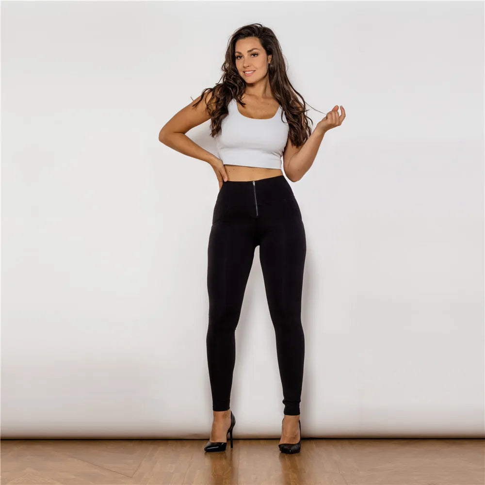 Shascullfites Melody High Waisted Compression Leggings Women Fitness Best Workout Scrunch Bum Lifted Leggings Push up Leggings-Gennys fashion