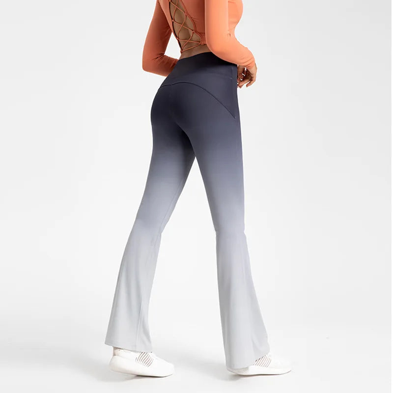 Yoga Pants Women High Waist Sports Slimming Leggings Fitness Pilates Wide Leg Workout Tights-Gennys fashion