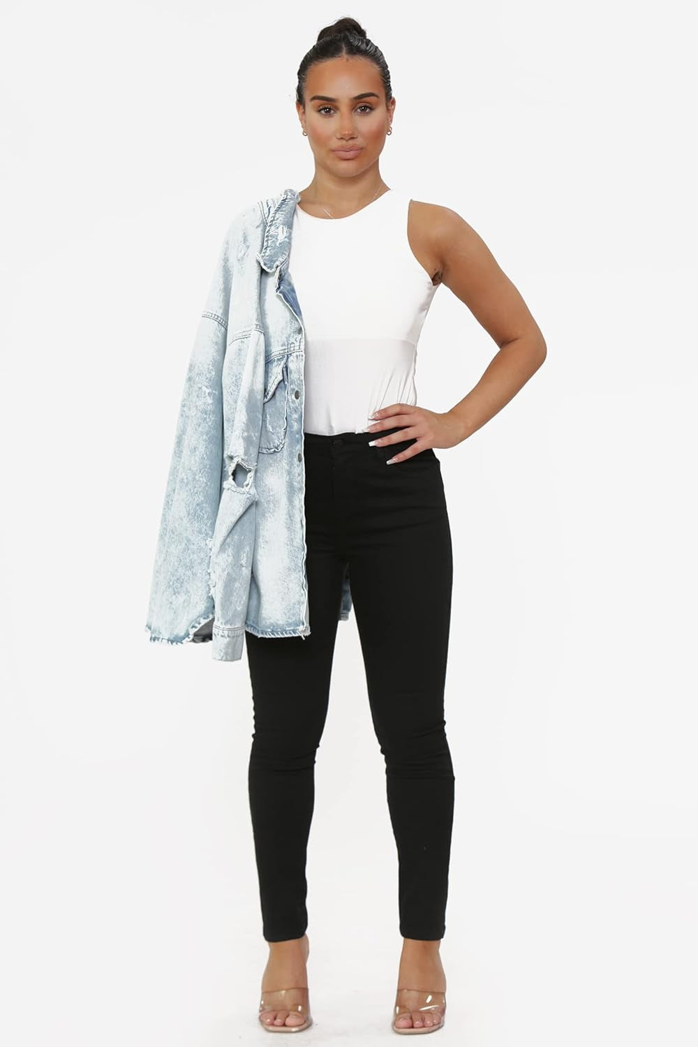 women's jeans-Gennys fashion