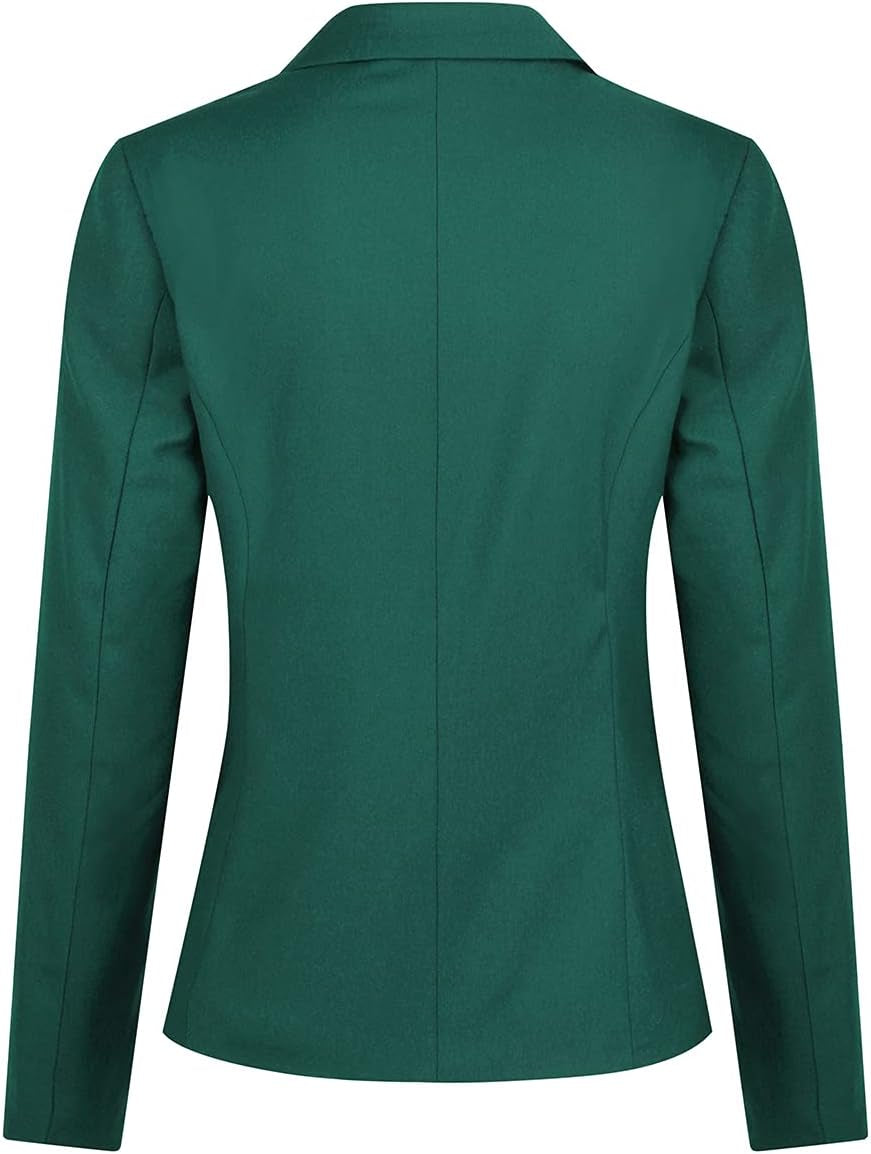 Women Office Suit Blazer Long Sleeves Work Classic Formal Casual Jacket Coat-Gennys fashion