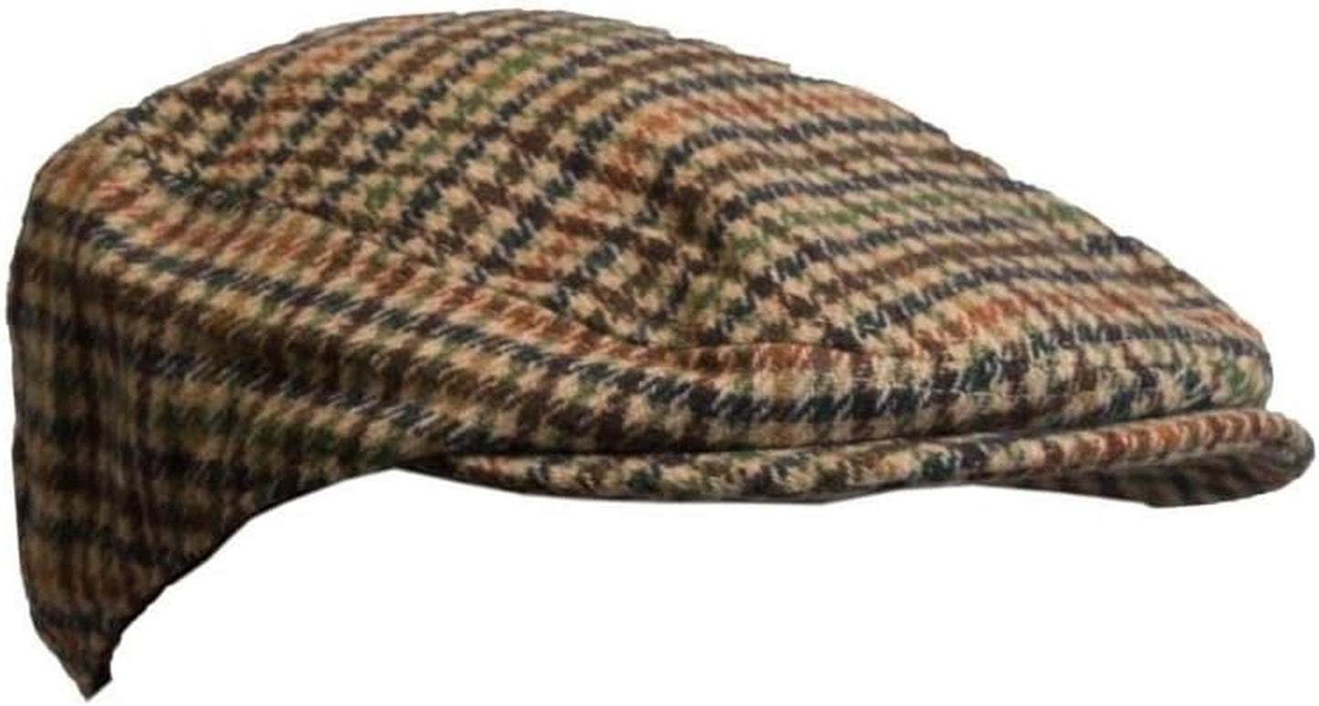 - Wool Blend Braxton Flat Cap-Gennys fashion