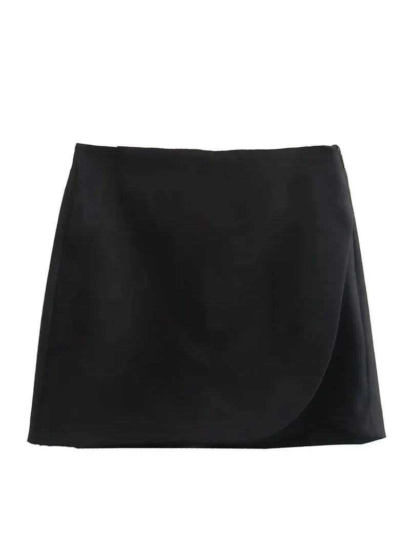 Black Pink Sex Mini Skirt Shorts Woman High Waist Shorts Women'S Summer Shorts Autumn Fashion Wrap Shorts Skirt-Gennys fashion