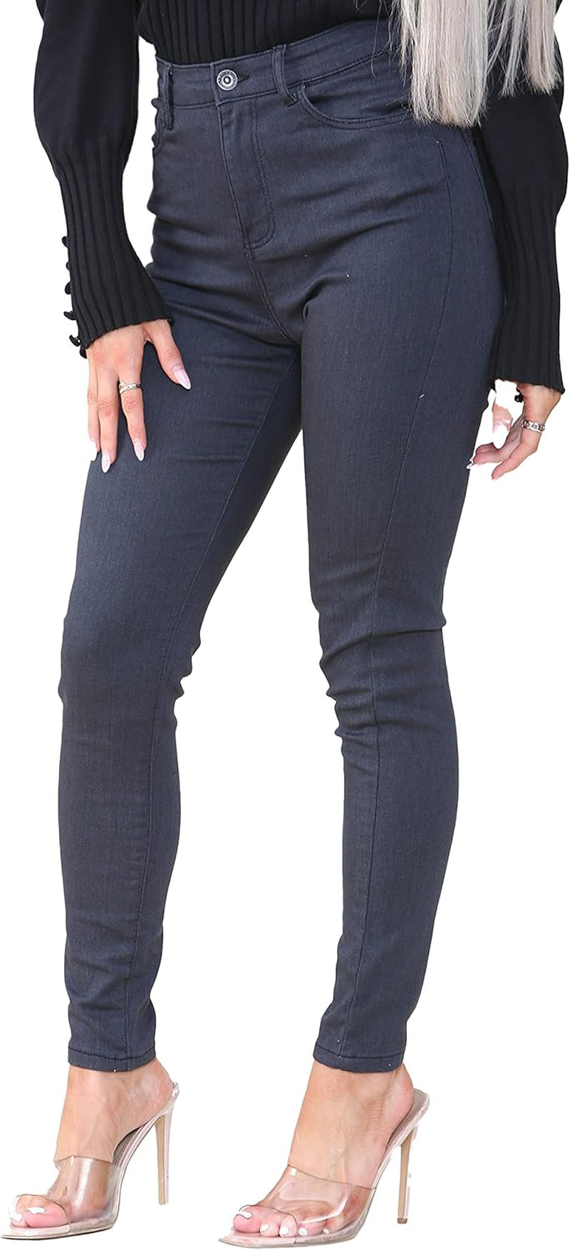 Womens Jeans Skinny Stretch Jean High Waisted Denim Pants-Gennys fashion