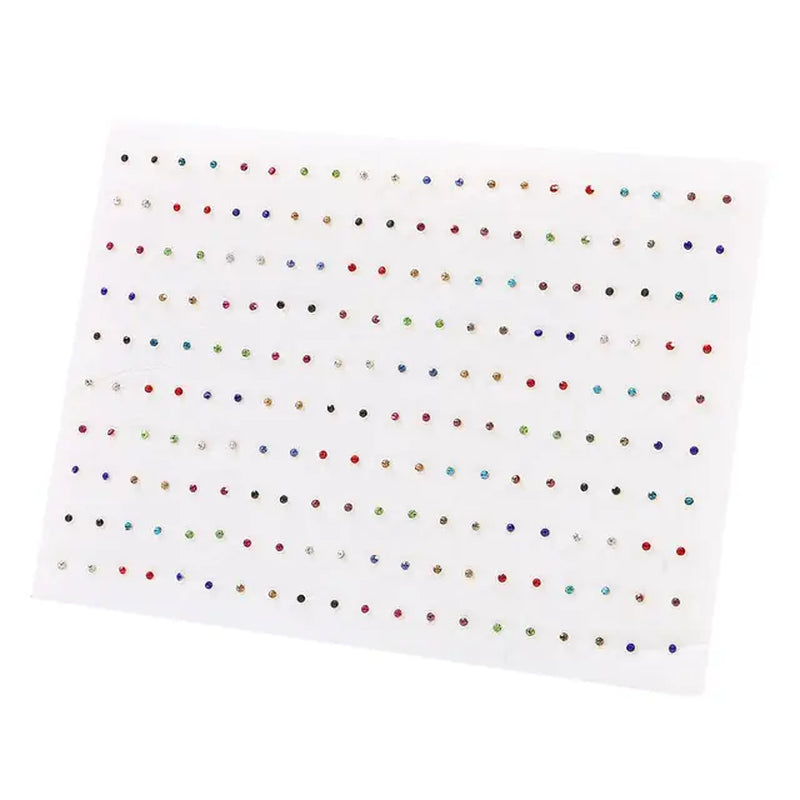 100Pair Women Acrylic Crystal Small Stud Earrings Set Girls Child Heart Star Animal Moon Crown Plastic Geometric Earring Jewelry-Gennys fashion