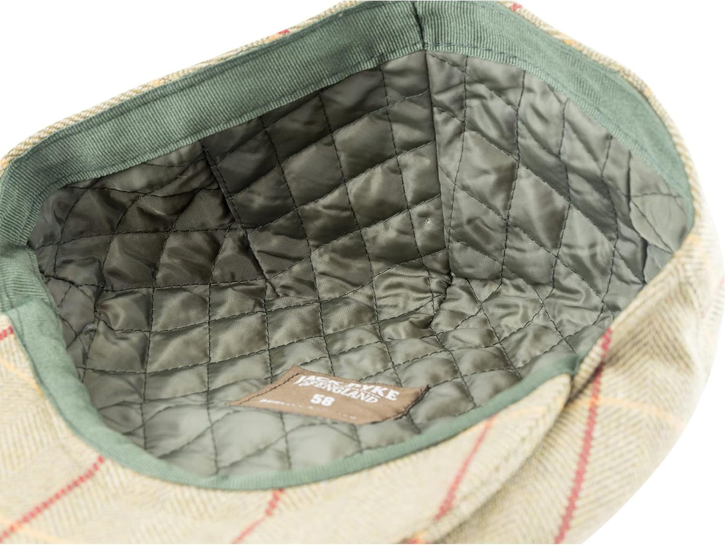 Wool Blend Flat Cap Patch-Gennys fashion