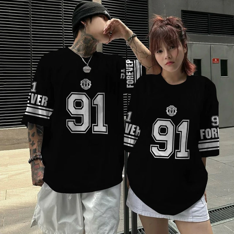 3D Patchwork Oversized Tee