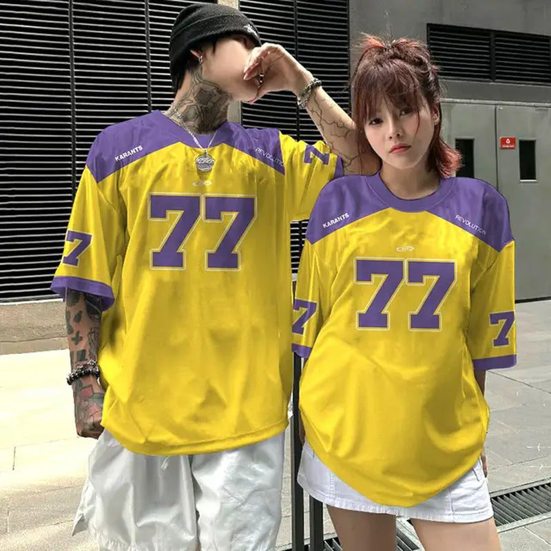 Fashion Men'S T-Shirt 3D Patchwork Color Digital Printed Men'S Jersey Couple Style Neutral Short Sleeved Loose Oversized T-Shirt-Gennys fashion
