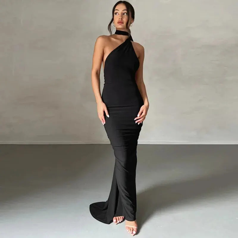 Women Party Club Evening Streetwear Bodycon Bodycon White Long Dress 2024 Summer Clothes Wholesale Items for Business-Gennys fashion