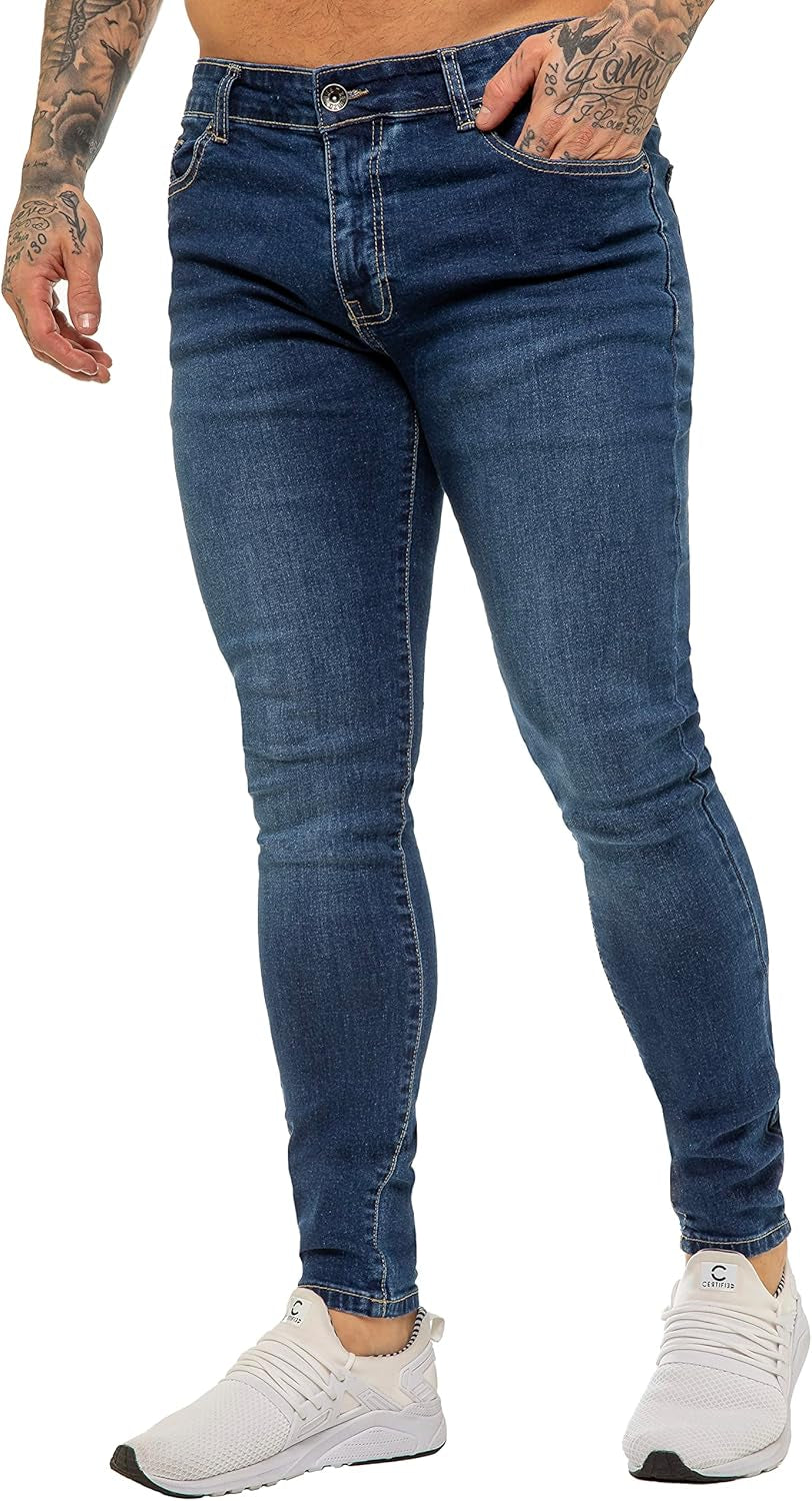 Men'S Skinny Jeans-Gennys fashion