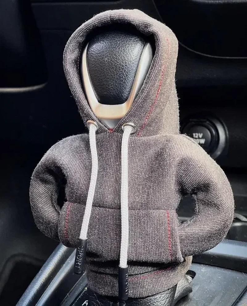 Hoodie Car Gear Shift Cover Fashion Gearshift Hoodie Car Gear Shift Knob Cover Manual Handle Gear Sweatshirt Change Lever Cover-Gennys fashion