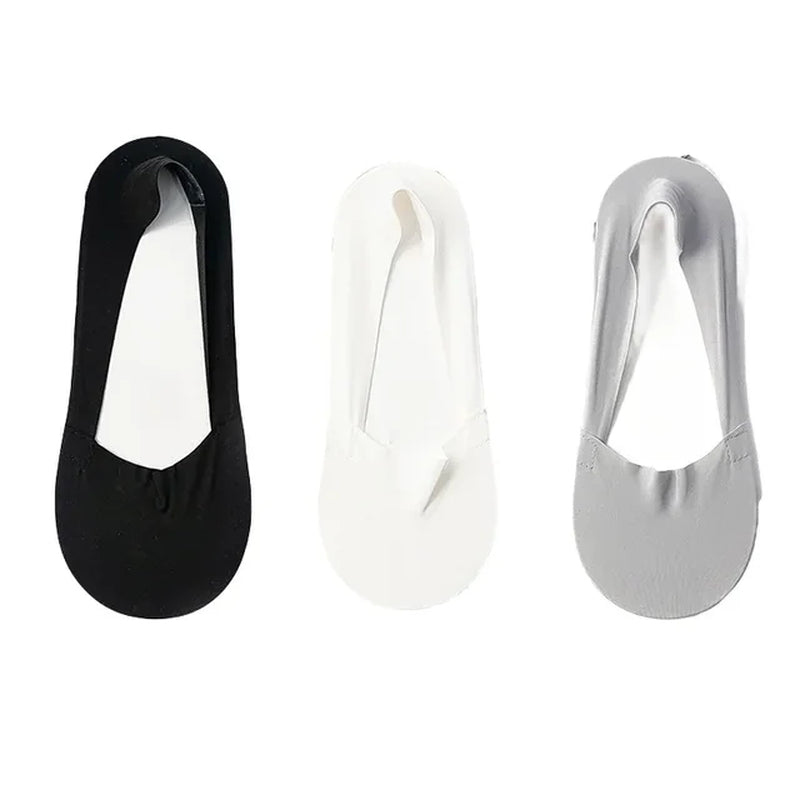 3 Pairs Women Socks High Quality Matching Casual Socks Summer Thin Cotton Bottom Non-Slip Invisible Low Short Socks Breathable-Gennys fashion