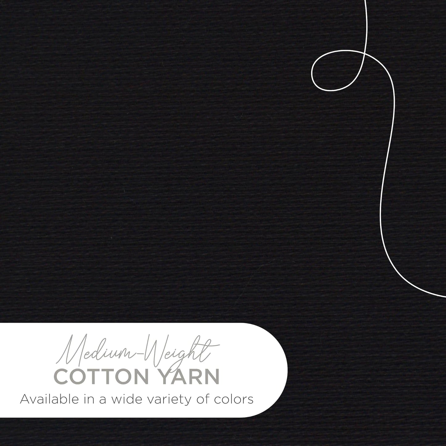 Company Cotton Yarn, 100 Percent Cotton, Black,15.24X6.35X6.35 Cm-Gennys fashion