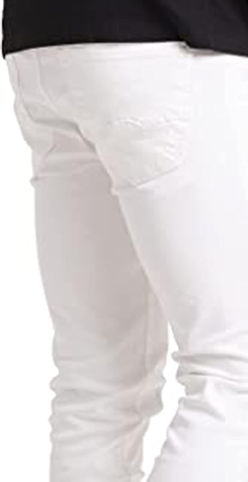 Mens Flex Jeans Stretch Skinny Relaxed Slim Fit Casual All Waists Denim Pant-Gennys fashion