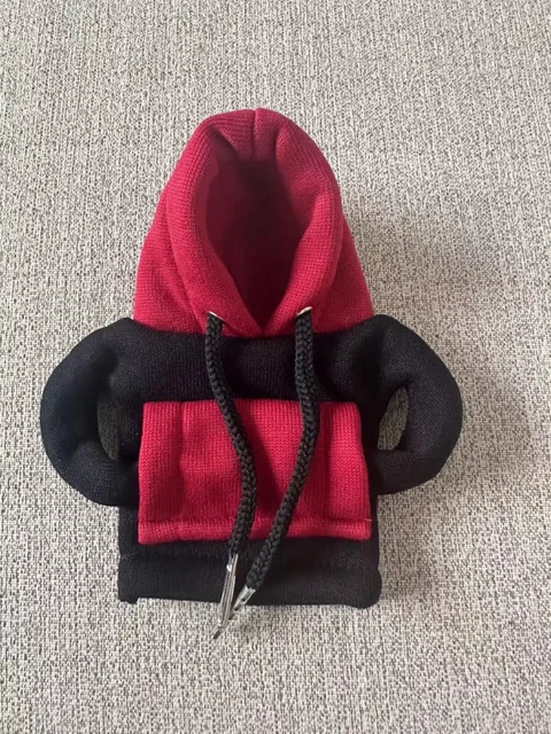 Hoodie Car Gear Shift Cover Fashion Gearshift Hoodie Car Gear Shift Knob Cover Manual Handle Gear Sweatshirt Change Lever Cover-Gennys fashion