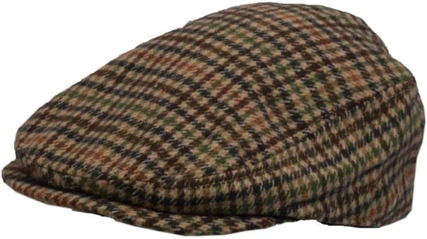 - Wool Blend Braxton Flat Cap-Gennys fashion