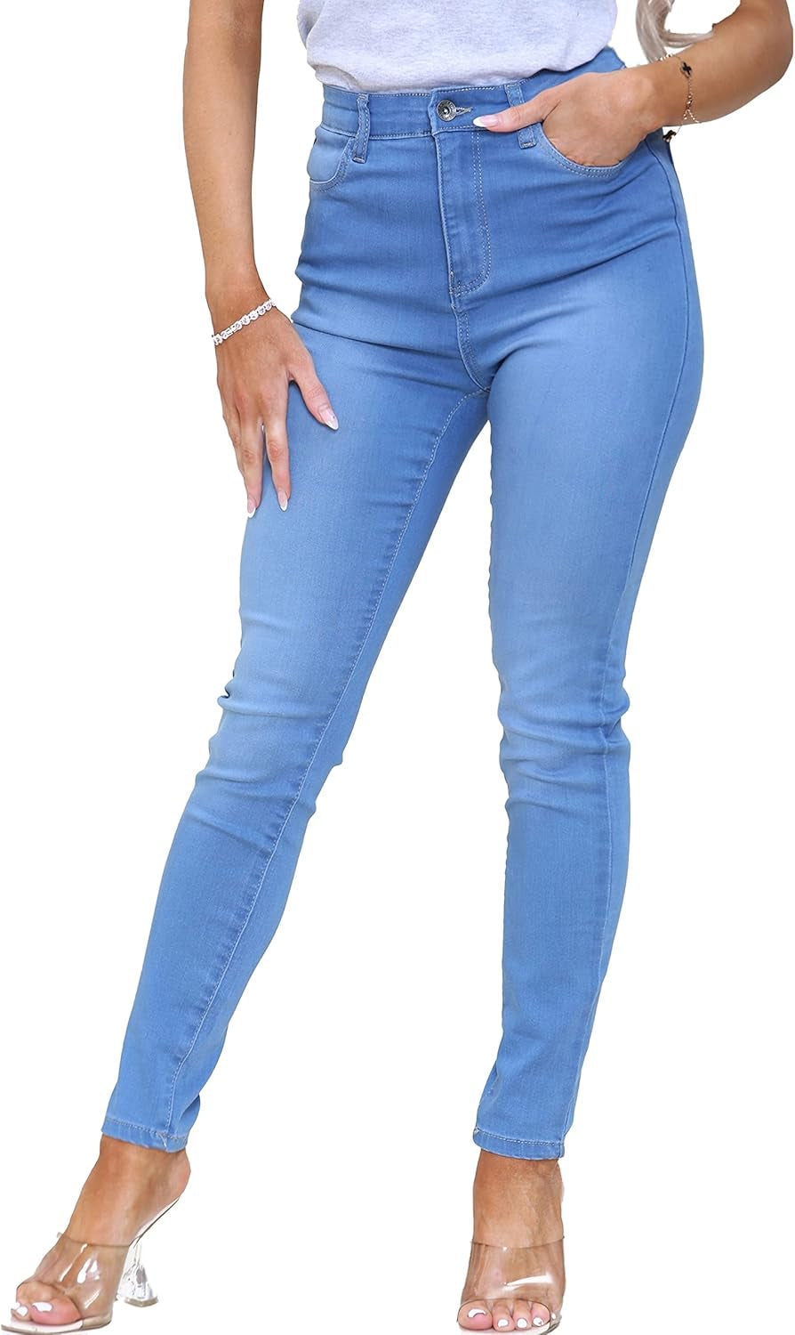 Womens Jeans Skinny Stretch Jean High Waisted Denim Pants-Gennys fashion