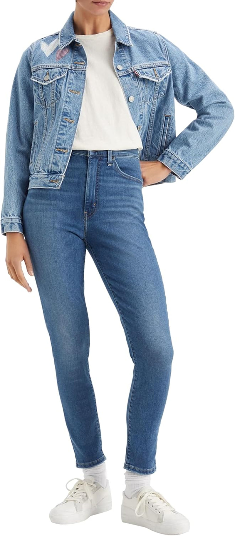 Women'S Retro High Skinny Jeans-Gennys fashion