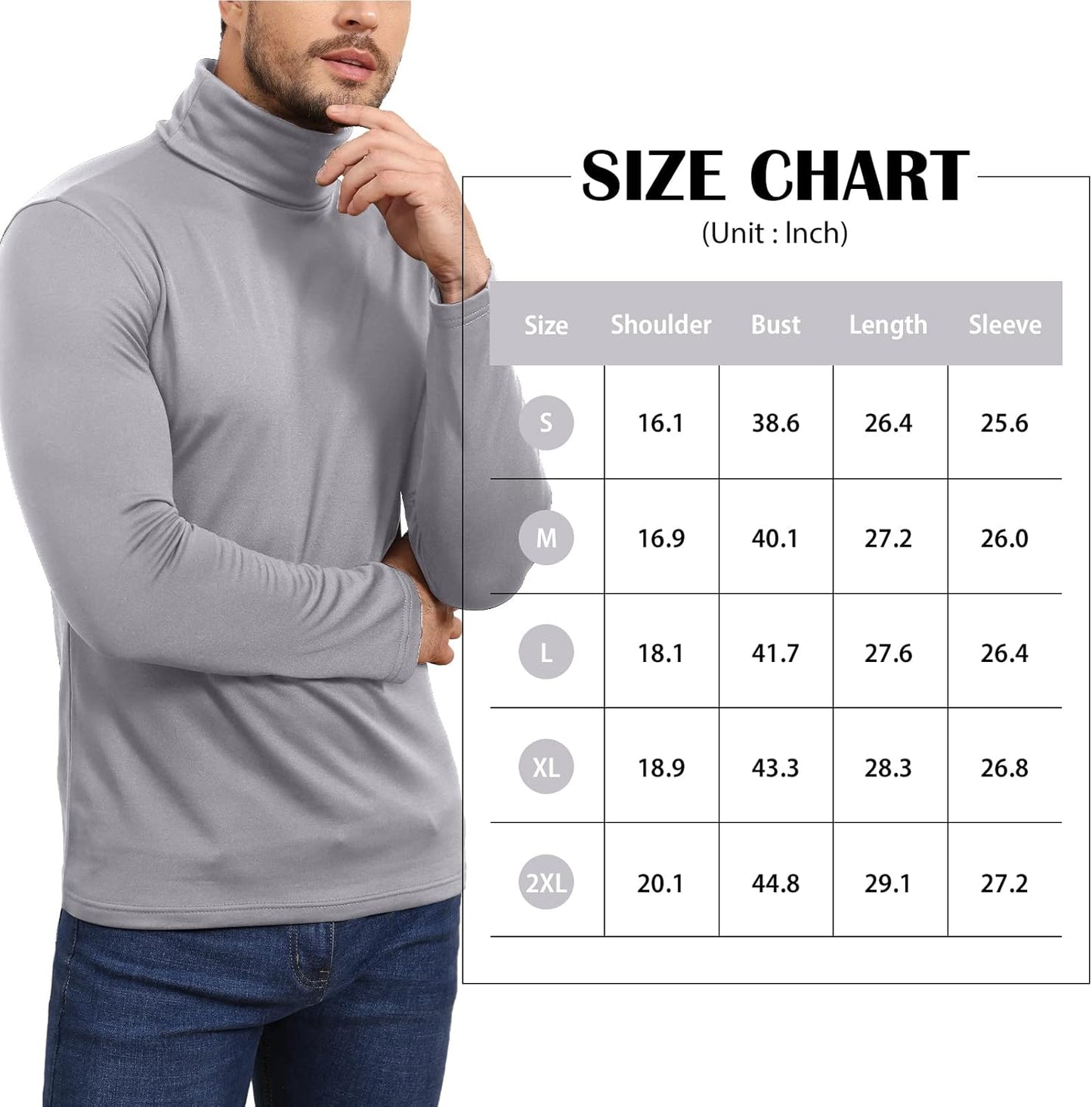 Men Turtleneck Jumper Lapel Pullover Solid Color Tops Knitwear Sweaters Cotton Wool Blend-Gennys fashion