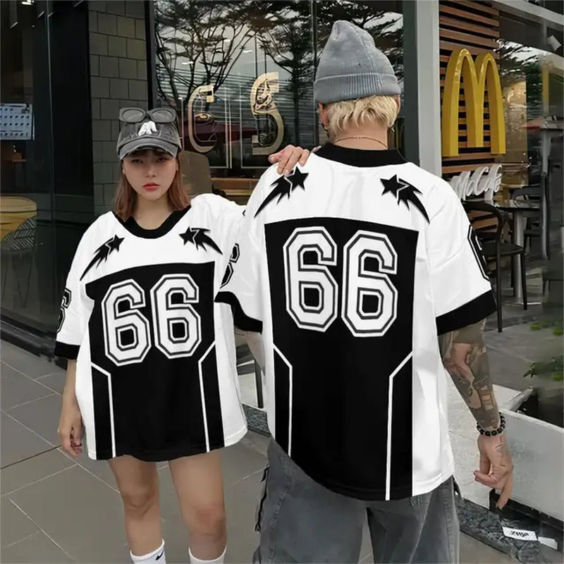 Fashion Men'S T-Shirt 3D Patchwork Color Digital Printed Men'S Jersey Couple Style Neutral Short Sleeved Loose Oversized T-Shirt-Gennys fashion