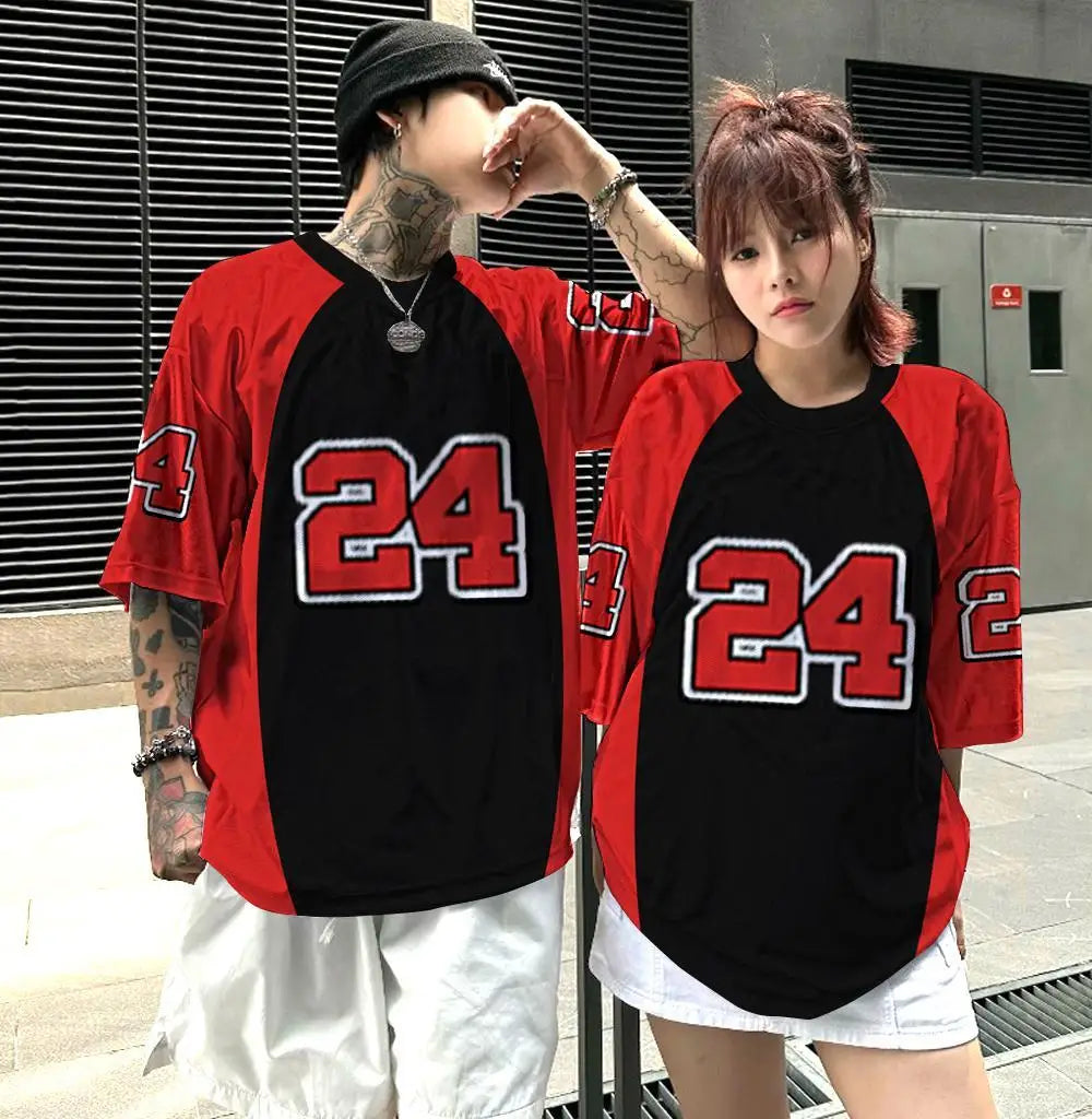 Fashion Men'S T-Shirt 3D Patchwork Color Digital Printed Men'S Jersey Couple Style Neutral Short Sleeved Loose Oversized T-Shirt-Gennys fashion