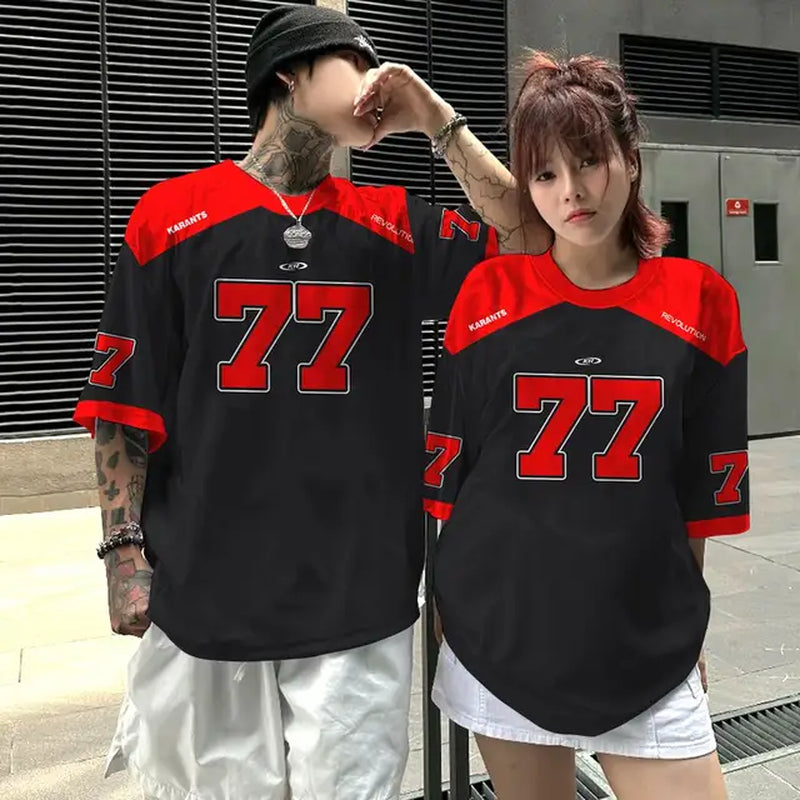 Fashion Men'S T-Shirt 3D Patchwork Color Digital Printed Men'S Jersey Couple Style Neutral Short Sleeved Loose Oversized T-Shirt-Gennys fashion