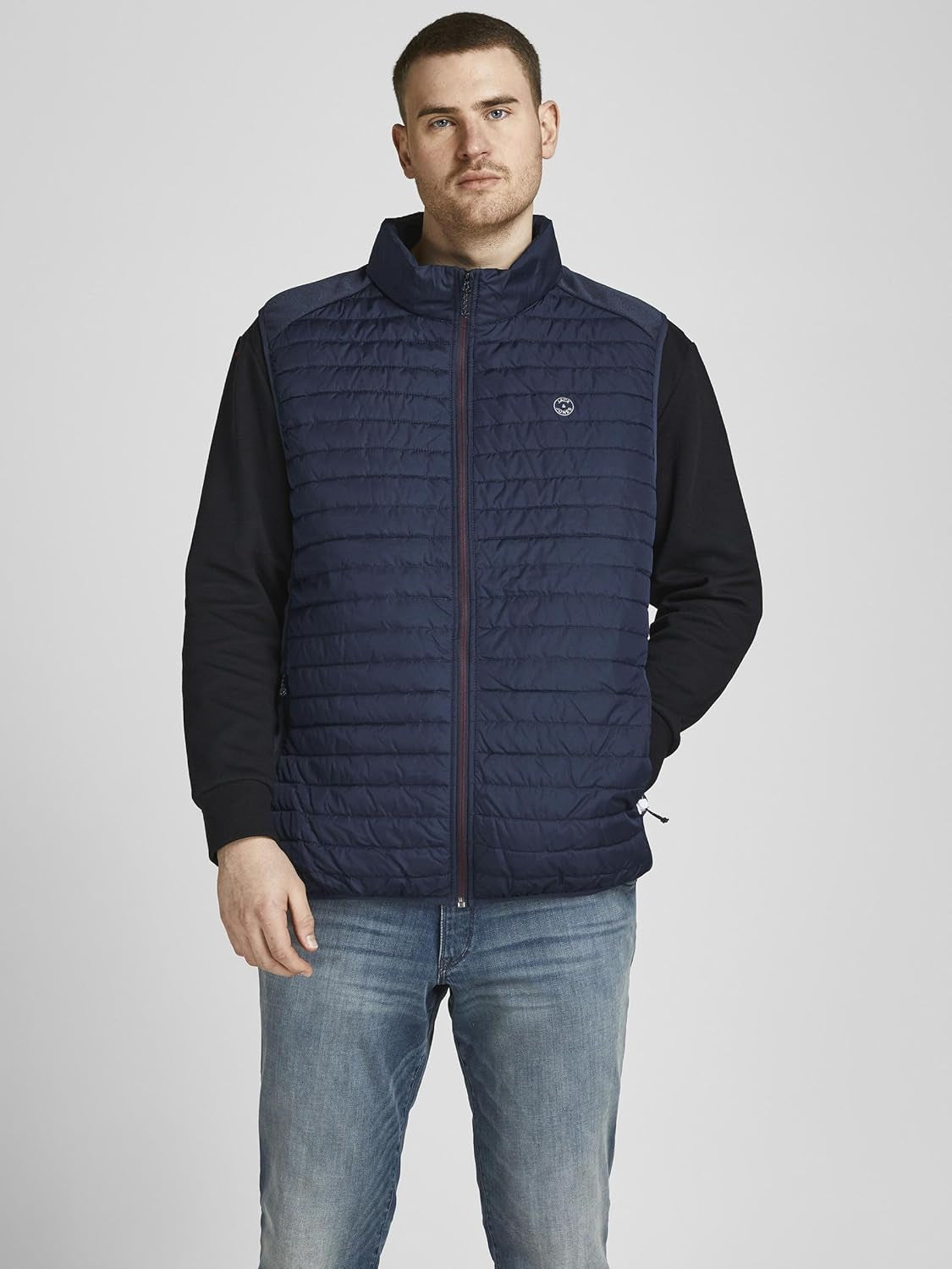 Men'S Jjemulti Bodywarmer Collar Ps Steppweste-Gennys fashion