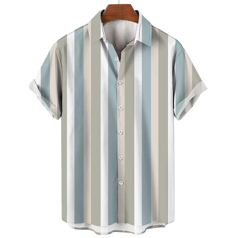 Men's 3D Floral Cuban Shirt