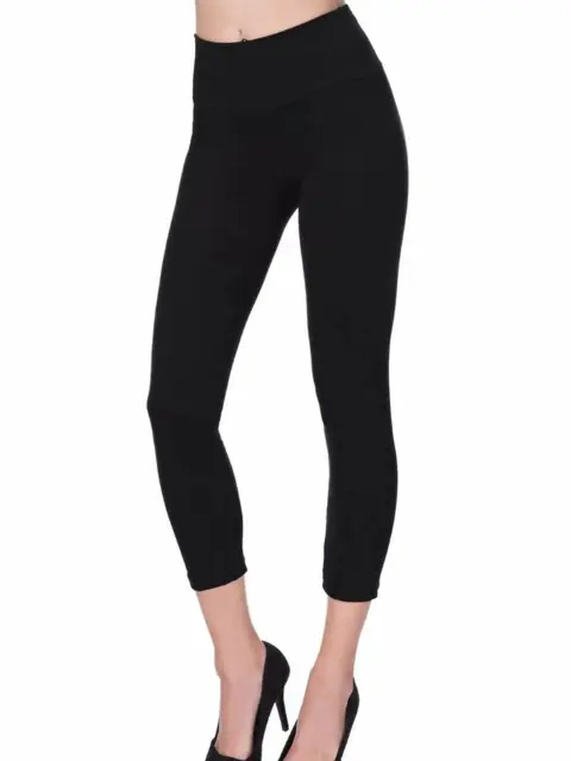 2024 European and American Yoga Pants European and American Leggings Home Wear Leggings Nine Points Multi-Color Leggings-Gennys fashion