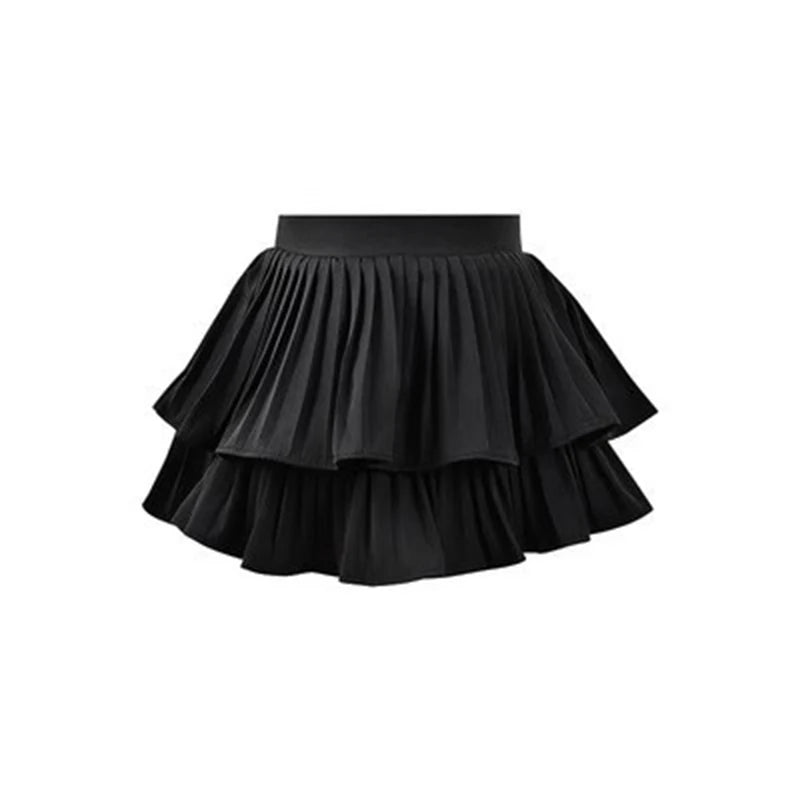 Girls' Cake Skirt Summer White Half Skirt Princess Style Children'S Fluffy Short Skirt Fashionable Street Style Baby-Gennys fashion
