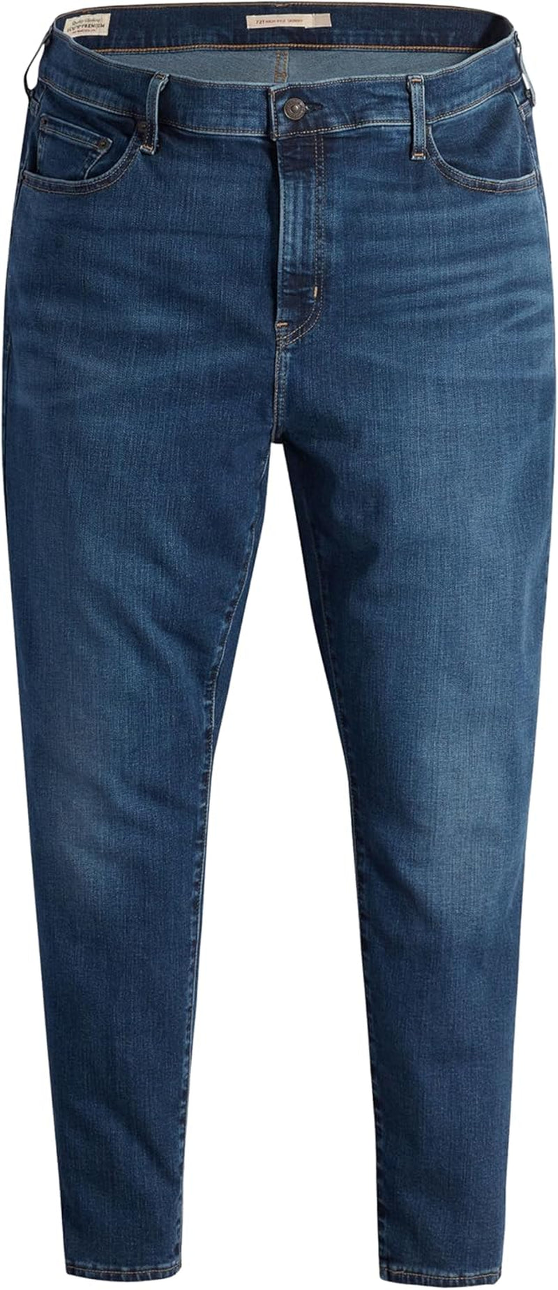 Women'S plus Size 721 High Rise Skinny Jeans-Gennys fashion