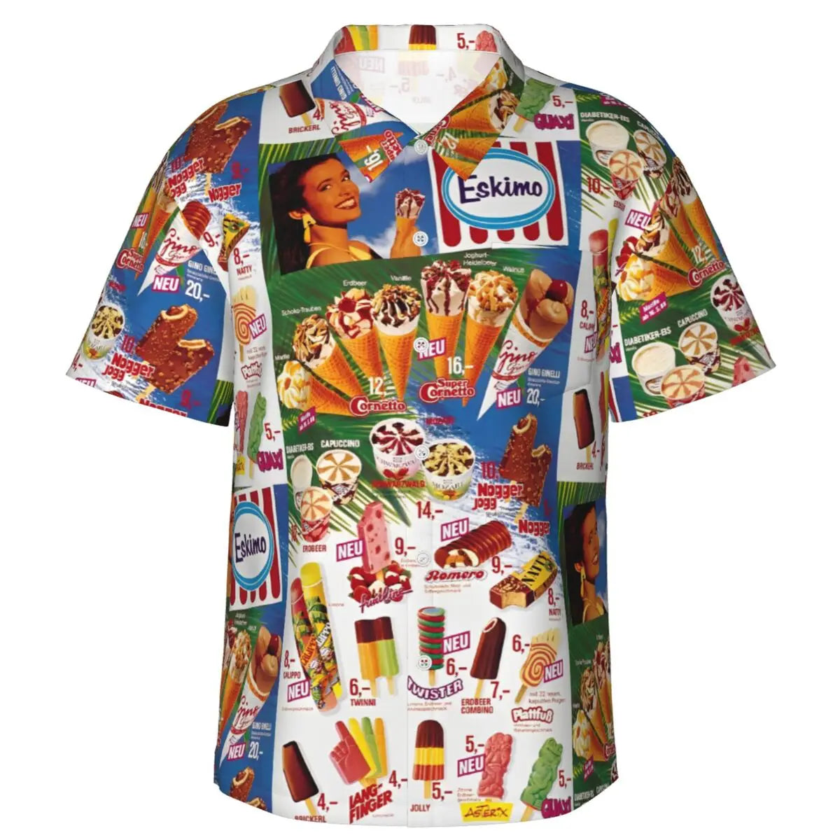 Funny Men Shirt Summer Casual Fashion Short Sleeved Shirt for Men Loose Breathable Hawaiian Shirt Man Casual Men'S Clothing Top-Gennys fashion